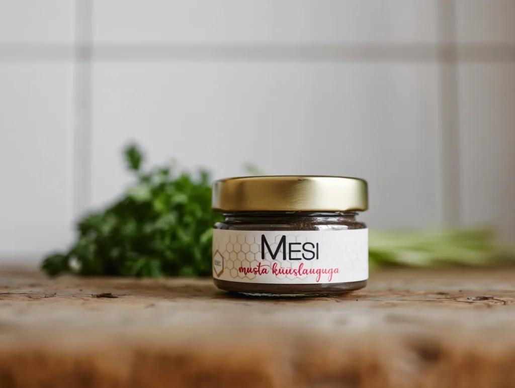 Meekas mesi musta küüslauguga, umami-maitsega mesi veiseliha ja juustude grillimiseks
